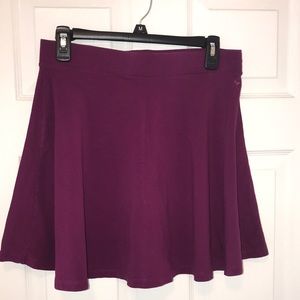 Purple mini skirt